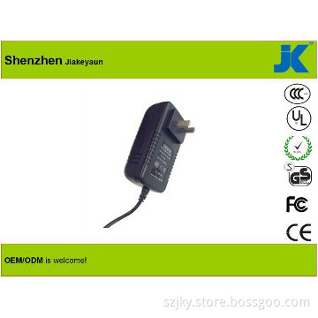 Travel adaptor connector 12V2.5A CCC plug,with CCC certificate